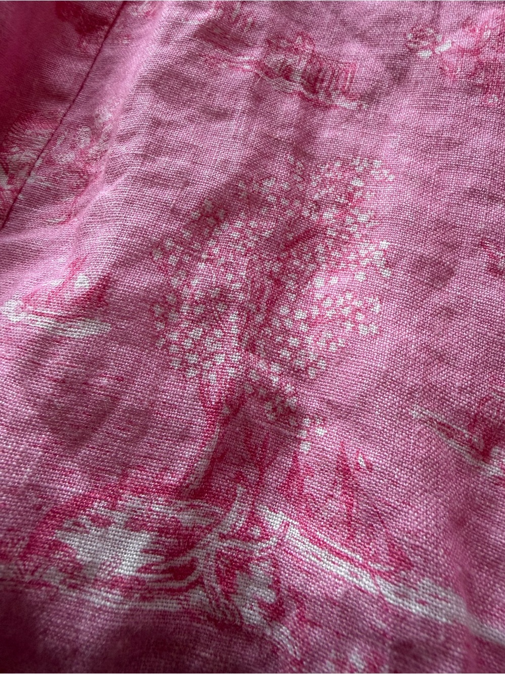 Palm Noosa Ely Linen Dress Floral Romantic Feminine Vacation Coastal Midi Sz 6 - Picture 4 of 13